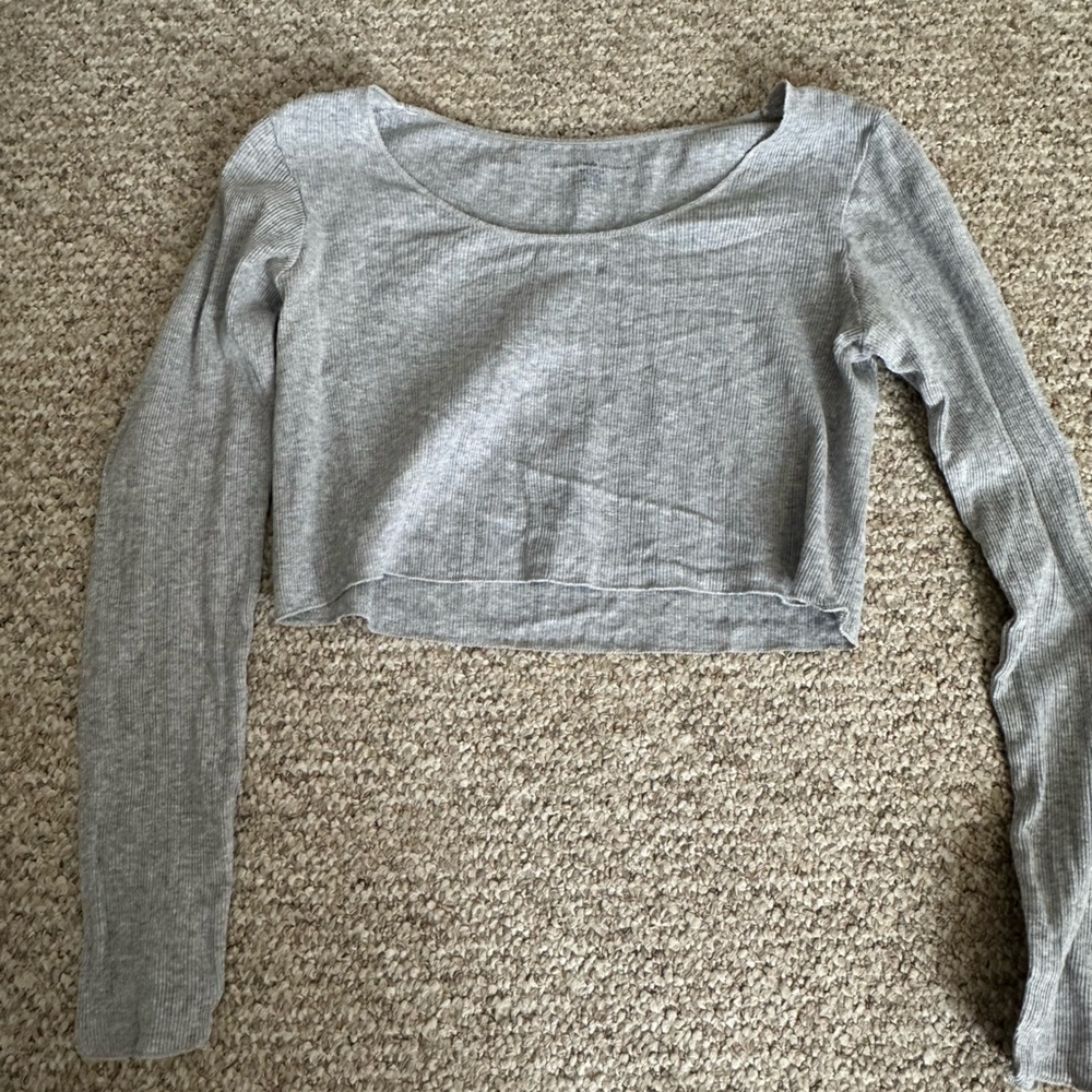 Gray Long Sleeve Brandy Melville